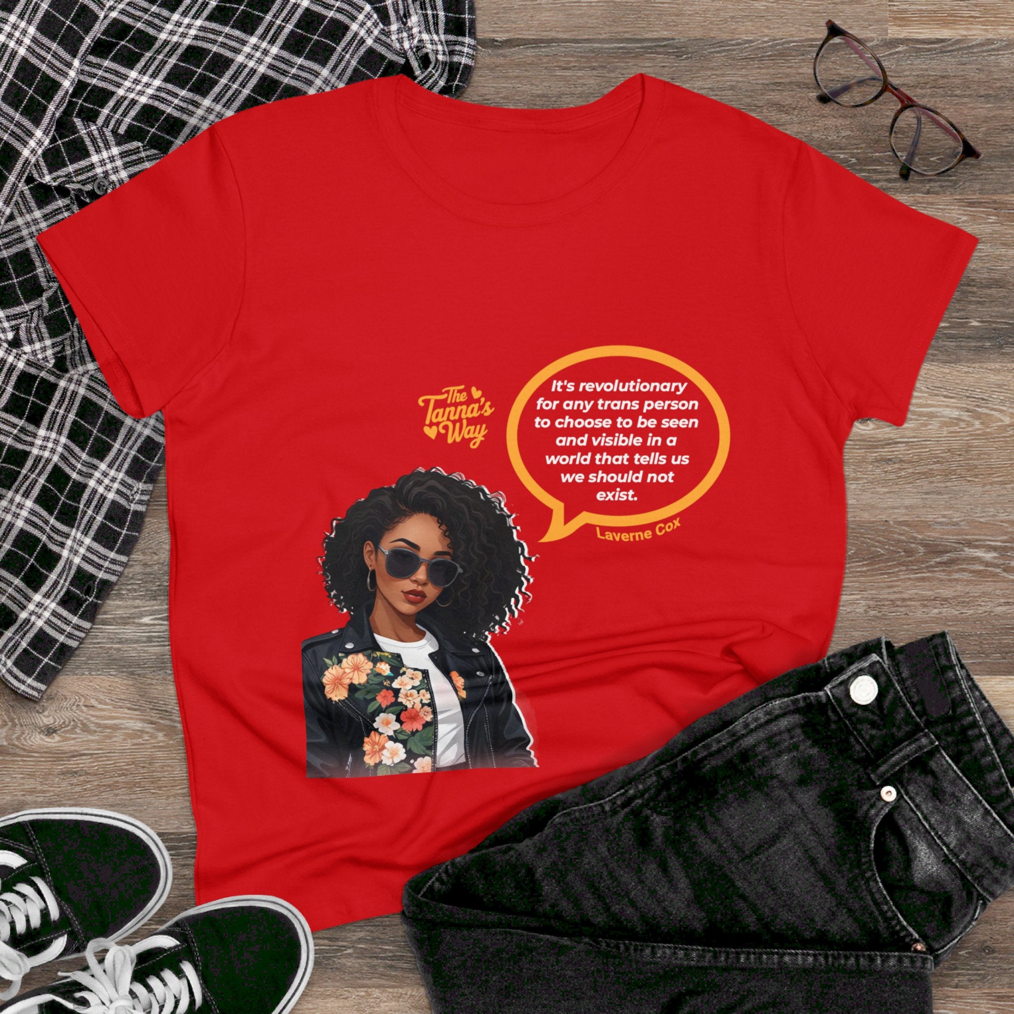 Laverne Cox | Women's Midweight Cotton Tee